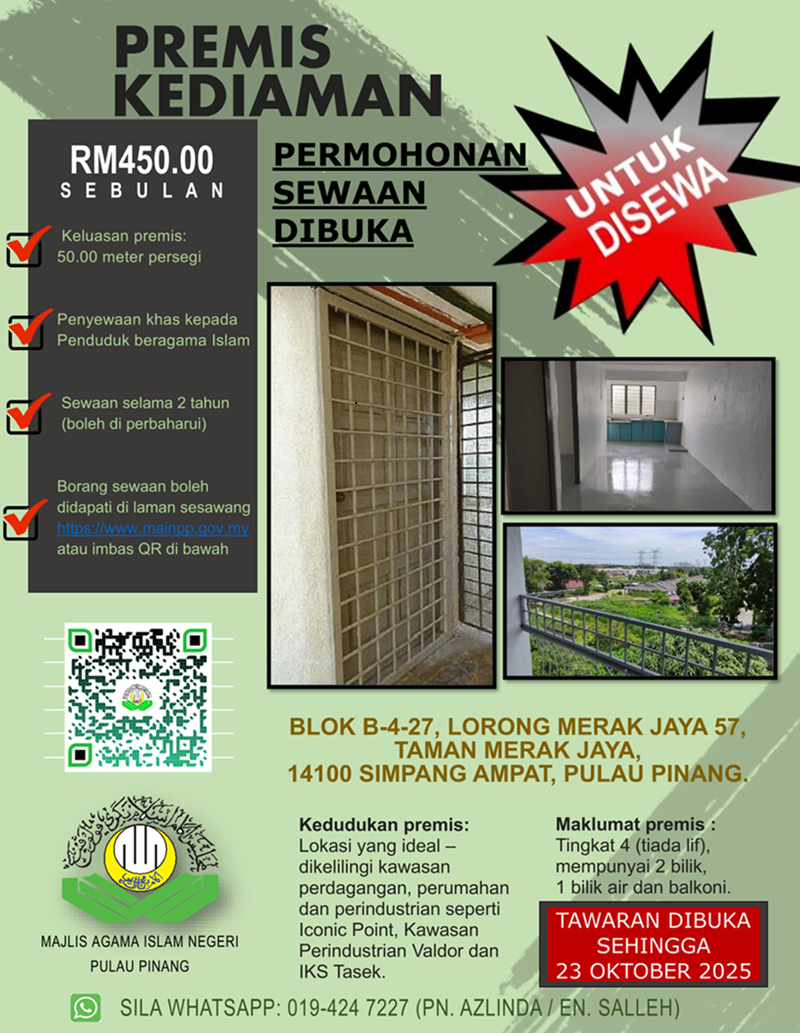 IKLAN KEDIAMAN Tmn Merak Jaya